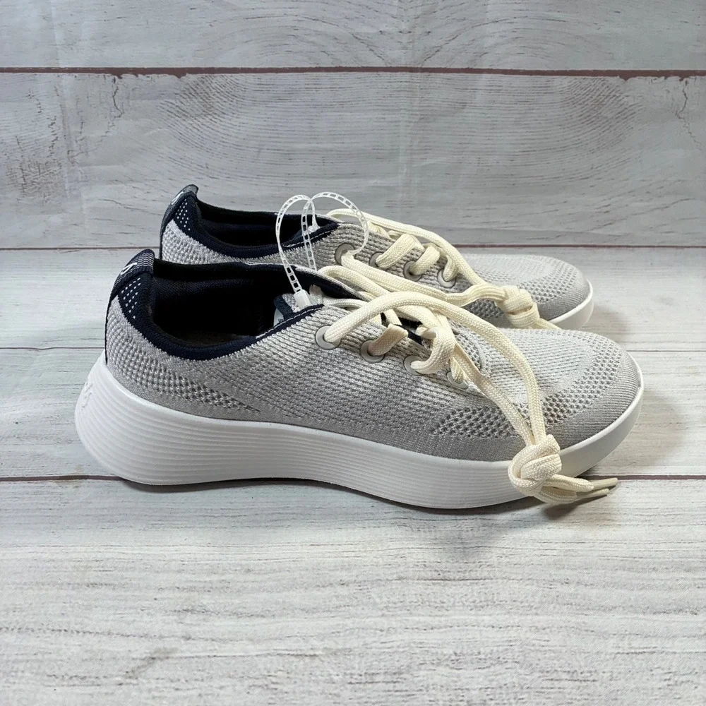 Allbirds Tree Gliders Womens 8.5 Light Gray Sneakers‎ Breathable Mesh